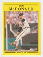 Ben McDonald - Baltimore Orioles (MLB Baseball Card) 1991 Fleer # 481 Mint