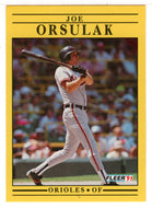 Joe Orsulak - Baltimore Orioles (MLB Baseball Card) 1991 Fleer # 487 Mint