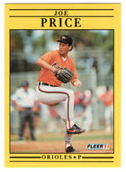Joe Price - Baltimore Orioles (MLB Baseball Card) 1991 Fleer # 488 Mint