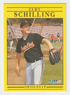 Curt Schilling - Baltimore Orioles (MLB Baseball Card) 1991 Fleer # 491 Mint