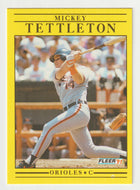 Mickey Tettleton - Baltimore Orioles (MLB Baseball Card) 1991 Fleer # 494 Mint