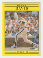 Glenn Davis - Houston Astros (MLB Baseball Card) 1991 Fleer # 505 Mint