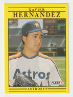 Xavier Hernandez - Houston Astros (MLB Baseball Card) 1991 Fleer # 509 Mint
