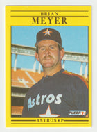 Brian Meyer - Houston Astros (MLB Baseball Card) 1991 Fleer # 510 Mint