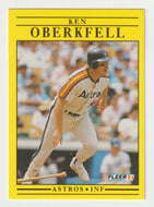 Ken Oberkfell - Houston Astros (MLB Baseball Card) 1991 Fleer # 511 Mint