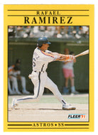 Rafael Ramirez - Houston Astros (MLB Baseball Card) 1991 Fleer # 513 Mint