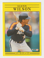 Glenn Wilson - Houston Astros (MLB Baseball Card) 1991 Fleer # 519 Mint