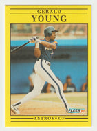 Gerald Young - Houston Astros (MLB Baseball Card) 1991 Fleer # 521 Mint
