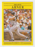 Shawn Abner - San Diego Padres (MLB Baseball Card) 1991 Fleer # 522 Mint