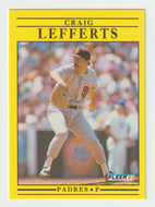 Craig Lefferts - San Diego Padres (MLB Baseball Card) 1991 Fleer # 534 Mint