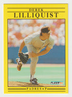 Derek Lilliquist - San Diego Padres (MLB Baseball Card) 1991 Fleer # 535 Mint