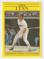 Fred Lynn - San Diego Padres (MLB Baseball Card) 1991 Fleer # 536 Mint