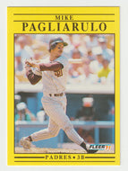 Mike Pagliarulo - San Diego Padres (MLB Baseball Card) 1991 Fleer # 537 Mint