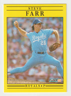 Steve Farr - Kansas City Royals (MLB Baseball Card) 1991 Fleer # 558 Mint