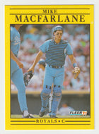 Mike Macfarlane - Kansas City Royals (MLB Baseball Card) 1991 Fleer # 562 Mint