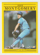 Jeff Montgomery - Kansas City Royals (MLB Baseball Card) 1991 Fleer # 564 Mint