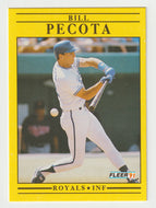 Bill Pecota - Kansas City Royals (MLB Baseball Card) 1991 Fleer # 565 Mint