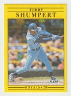 Terry Shumpert - Kansas City Royals (MLB Baseball Card) 1991 Fleer # 570 Mint