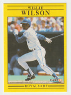 Willie Wilson - Kansas City Royals (MLB Baseball Card) 1991 Fleer # 575 Mint
