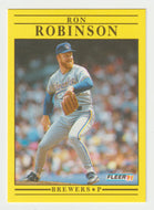 Ron Robinson - Milwaukee Brewers (MLB Baseball Card) 1991 Fleer # 595 Mint