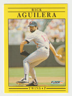 Rick Aguilera - Minnesota Twins (MLB Baseball Card) 1991 Fleer # 602 Mint