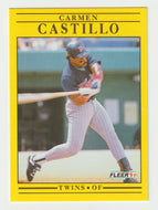 Carmelo Castillo - Minnesota Twins (MLB Baseball Card) 1991 Fleer # 606 Mint