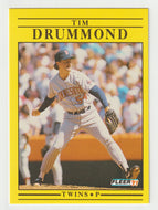 Tim Drummond - Minnesota Twins (MLB Baseball Card) 1991 Fleer # 607 Mint