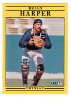 Brian Harper - Minnesota Twins (MLB Baseball Card) 1991 Fleer # 613 Mint