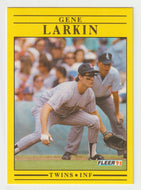 Gene Larkin - Minnesota Twins (MLB Baseball Card) 1991 Fleer # 615 Mint