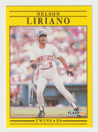 Nelson Liriano - Minnesota Twins (MLB Baseball Card) 1991 Fleer # 617 Mint