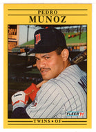 Pedro Munoz RC - Minnesota Twins (MLB Baseball Card) 1991 Fleer # 620 Mint