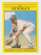 Al Newman - Minnesota Twins (MLB Baseball Card) 1991 Fleer # 621 Mint