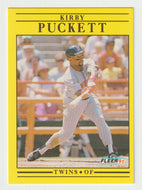 Kirby Puckett - Minnesota Twins (MLB Baseball Card) 1991 Fleer # 623 Mint