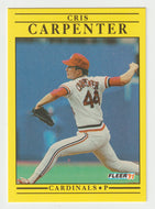 Cris Carpenter - St. Louis Cardinals (MLB Baseball Card) 1991 Fleer # 628 Mint