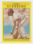 Pedro Guerrero - St. Louis Cardinals (MLB Baseball Card) 1991 Fleer # 634 Mint