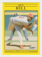 Ken Hill - St. Louis Cardinals (MLB Baseball Card) 1991 Fleer # 635 Mint