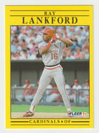 Ray Lankford - St. Louis Cardinals (MLB Baseball Card) 1991 Fleer # 637 Mint