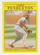 Terry Pendleton - St. Louis Cardinals (MLB Baseball Card) 1991 Fleer # 642 Mint