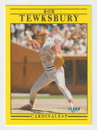 Bob Tewksbury - St. Louis Cardinals (MLB Baseball Card) 1991 Fleer # 648 Mint