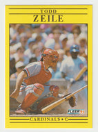 Todd Zeile - St. Louis Cardinals (MLB Baseball Card) 1991 Fleer # 654 Mint