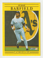 Jesse Barfield - New York Yankees (MLB Baseball Card) 1991 Fleer # 657 Mint
