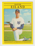 Dave Eiland - New York Yankees (MLB Baseball Card) 1991 Fleer # 661 Mint
