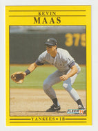 Kevin Maas - New York Yankees (MLB Baseball Card) 1991 Fleer # 672 Mint