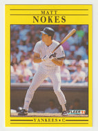 Matt Nokes - New York Yankees (MLB Baseball Card) 1991 Fleer # 674 Mint