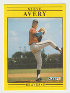 Steve Avery - Atlanta Braves (MLB Baseball Card) 1991 Fleer # 681 Mint