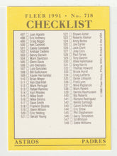 Load image into Gallery viewer, Checklist # 5 (# 442 - # 548) (MLB Baseball Card) 1991 Fleer # 718 Mint
