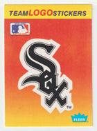 Chicago White Sox - Team Logo Stickers (MLB Baseball Card) 1991 Fleer # 20 Mint