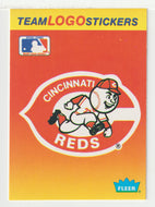 Cincinnati Reds - Team Logo Stickers (MLB Baseball Card) 1991 Fleer # 21 Mint