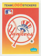 New York Yankees - Team Logo Stickers (MLB Baseball Card) 1991 Fleer # 54 Mint