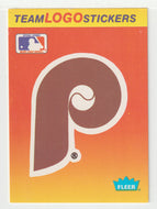 Philadelphia Phillies - Team Logo Stickers (MLB Baseball Card) 1991 Fleer # 59 Mint